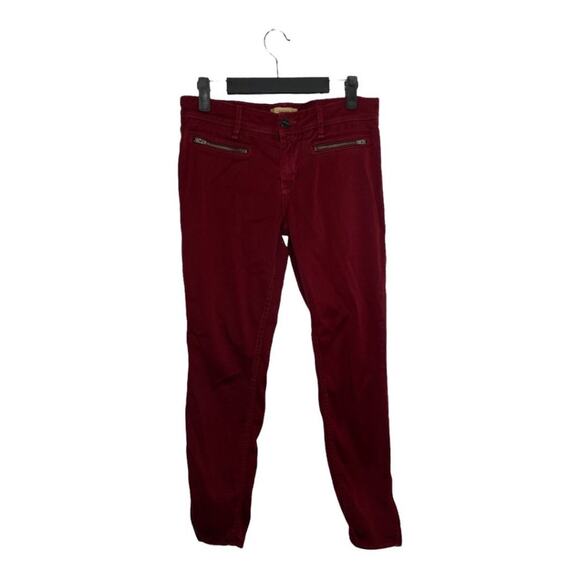 Sanctuary Womens Jeans Size 27 Red Skinny Leg Casual Wear Low Rise Waist - Picture 1 of 14